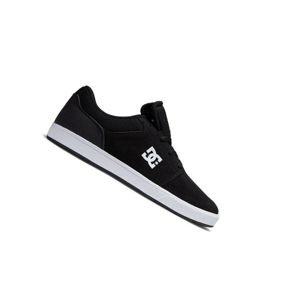 Homme Black White Basket DC Crisis 2 Suede - france WRR-7651332