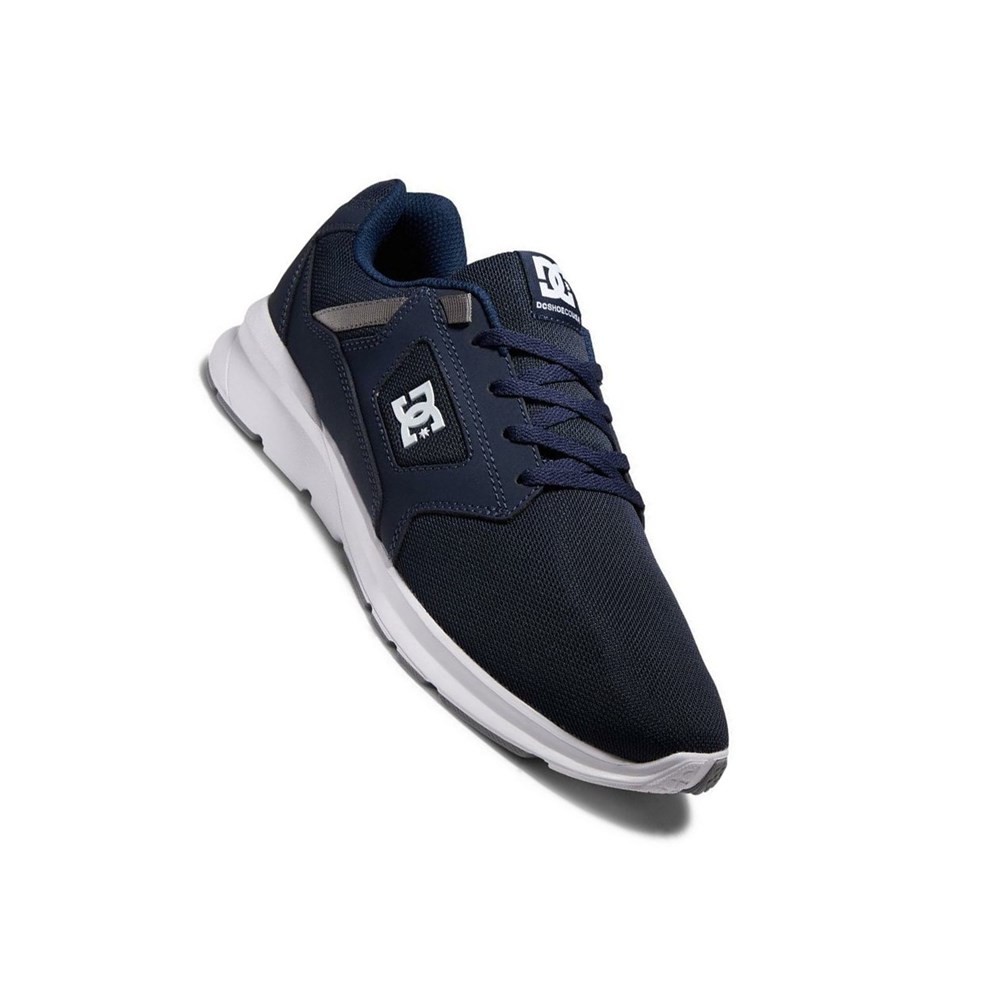 Homme Navy White Basket DC Skyline Lightweight - france DEK-3724103