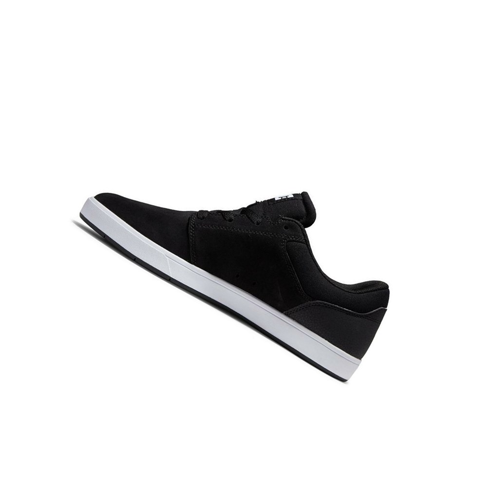 Homme Black White Basket DC Crisis 2 Suede - france WRR-7651332