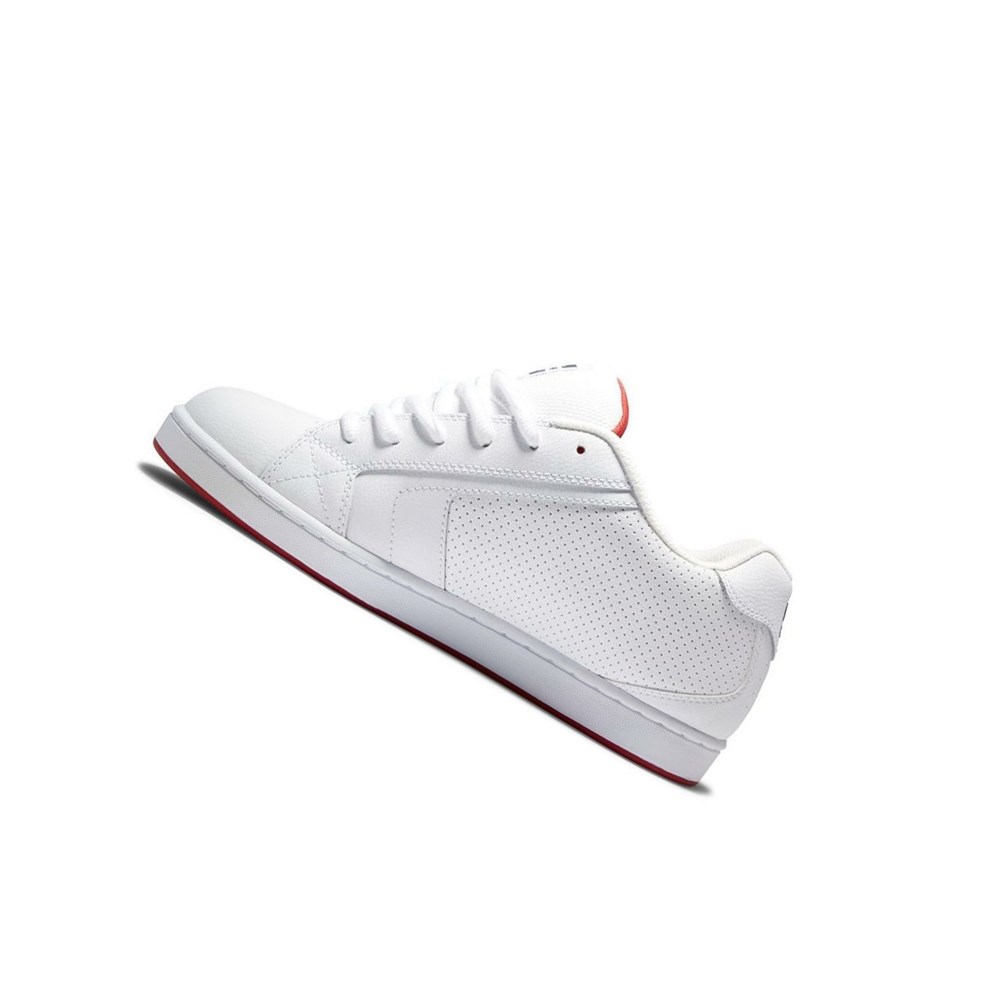 Homme White Red Basket DC Net - france VZL-6939869