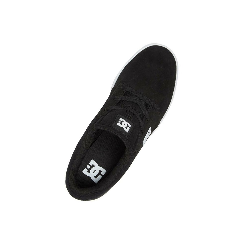 Homme Black White Basket DC Crisis 2 Suede - france WRR-7651332