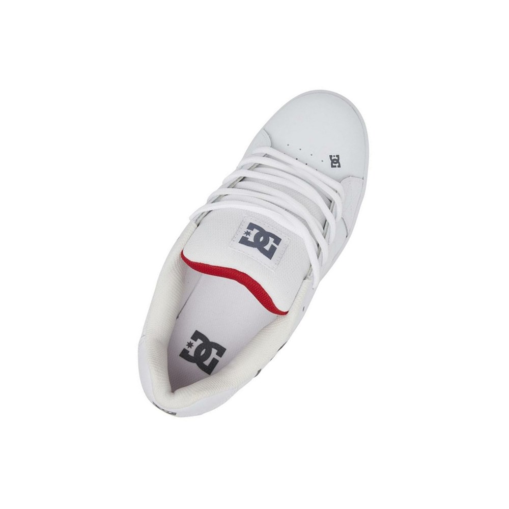 Homme White Red Basket DC Net - france VZL-6939869