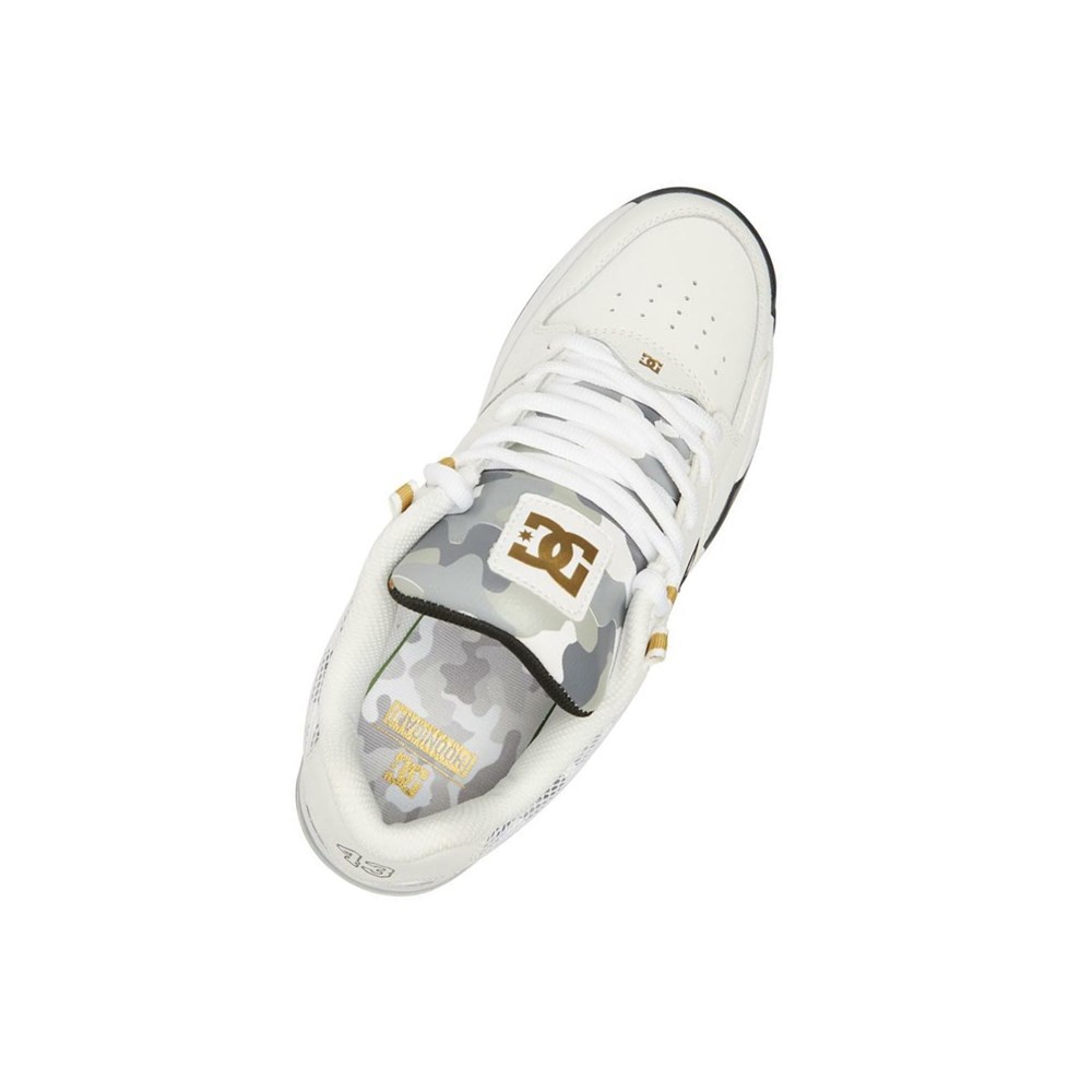 Homme White Camo Basket DC Versatile KB - france XLA-8389796