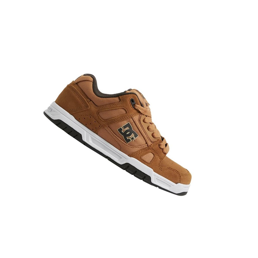 Homme Brown White Botte Hiver DC Stag - france QYB-9265188