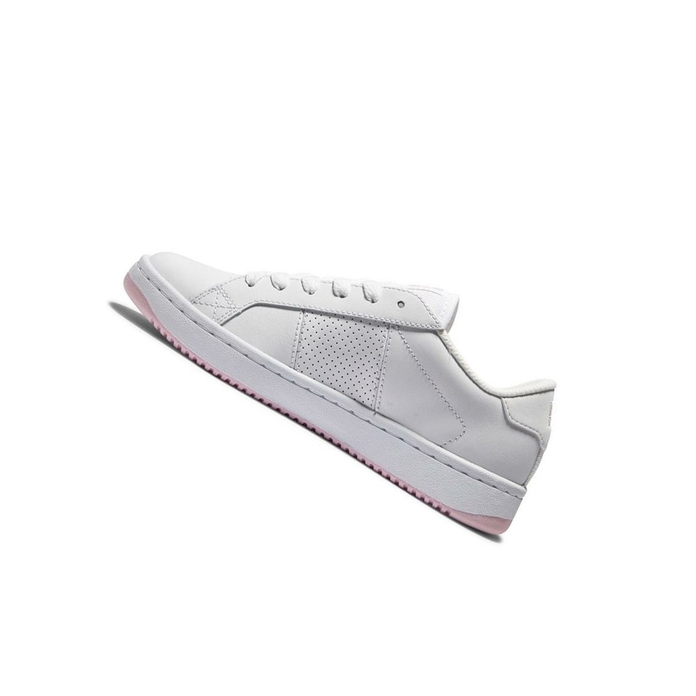 Femme White Pink Basket DC Striker - france QAY-5052441