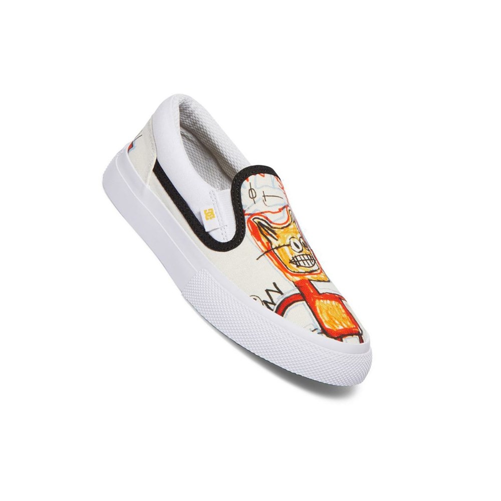 Enfant White Multicolor Slip On DC Basquiat Manual - france YVO-5927145