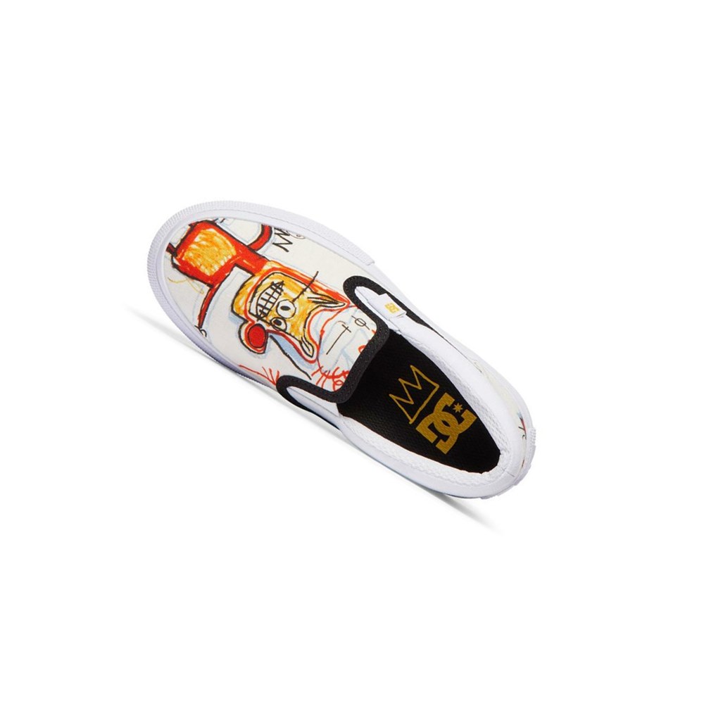 Enfant White Multicolor Slip On DC Basquiat Manual - france YVO-5927145