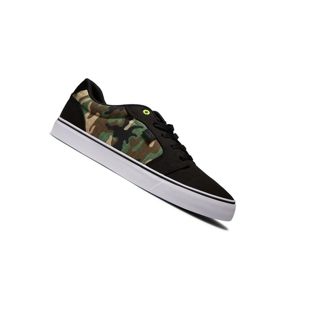 Homme Black Camo Essentials DC Anvil Canvas - france SZX-7746105