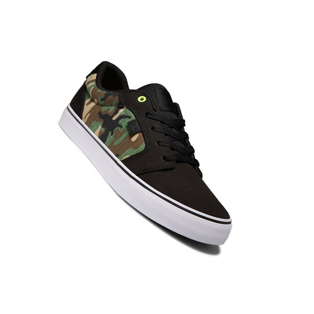 Homme Black Camo Essentials DC Anvil Canvas - france SZX-7746105