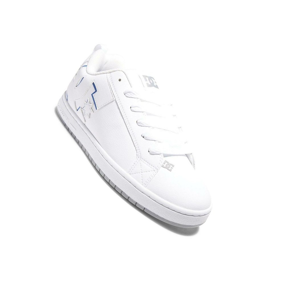 Homme White Royal Grey Essentials DC Court Graffik - france GQY-2422503