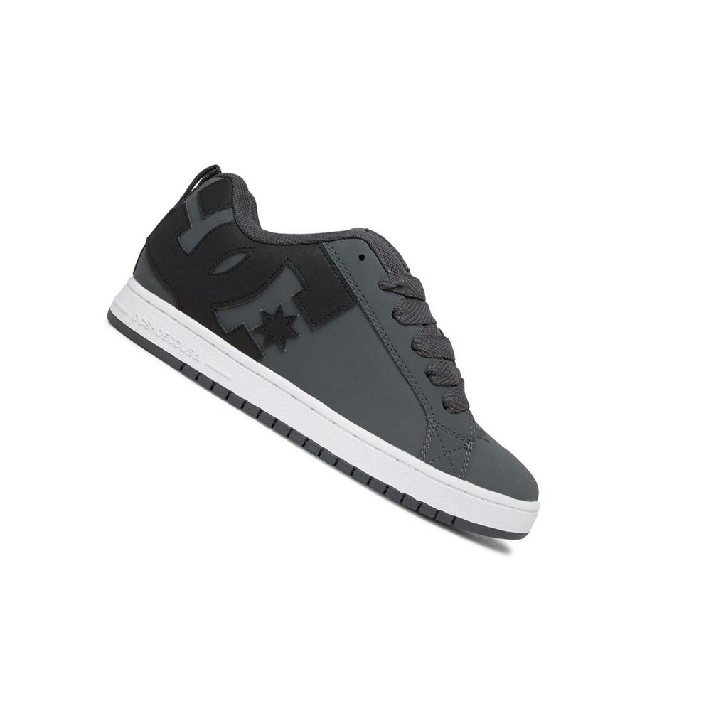 Homme Grey Black White Essentials DC Court Graffik - france ELB-1756396