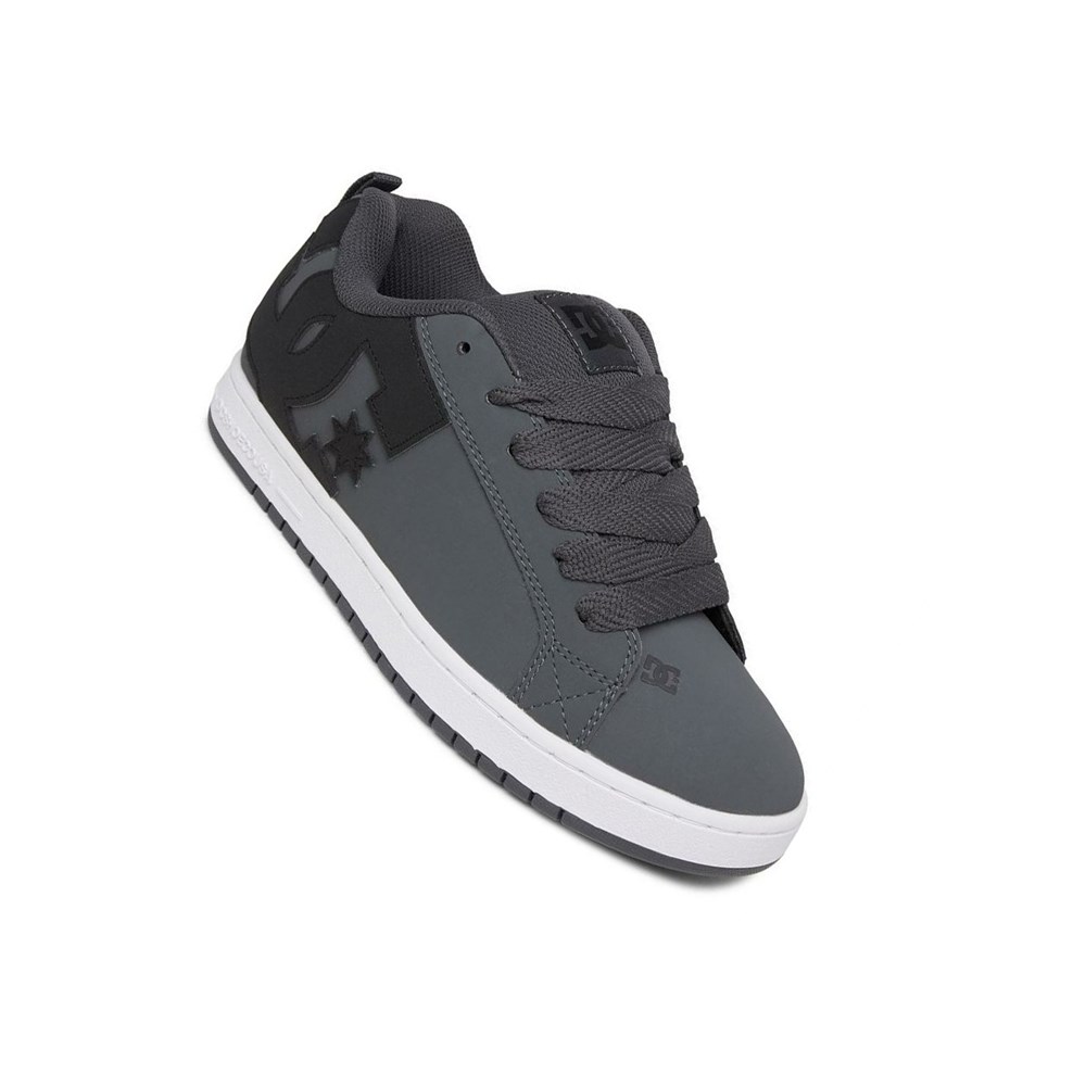 Homme Grey Black White Essentials DC Court Graffik - france ELB-1756396