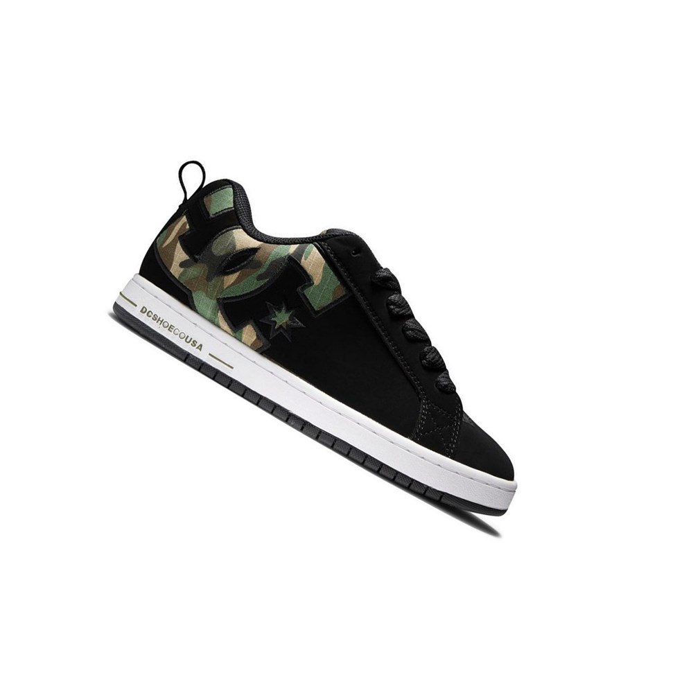 Homme Noir Camouflage Essentials DC Court Graffik - france JPR-1063881