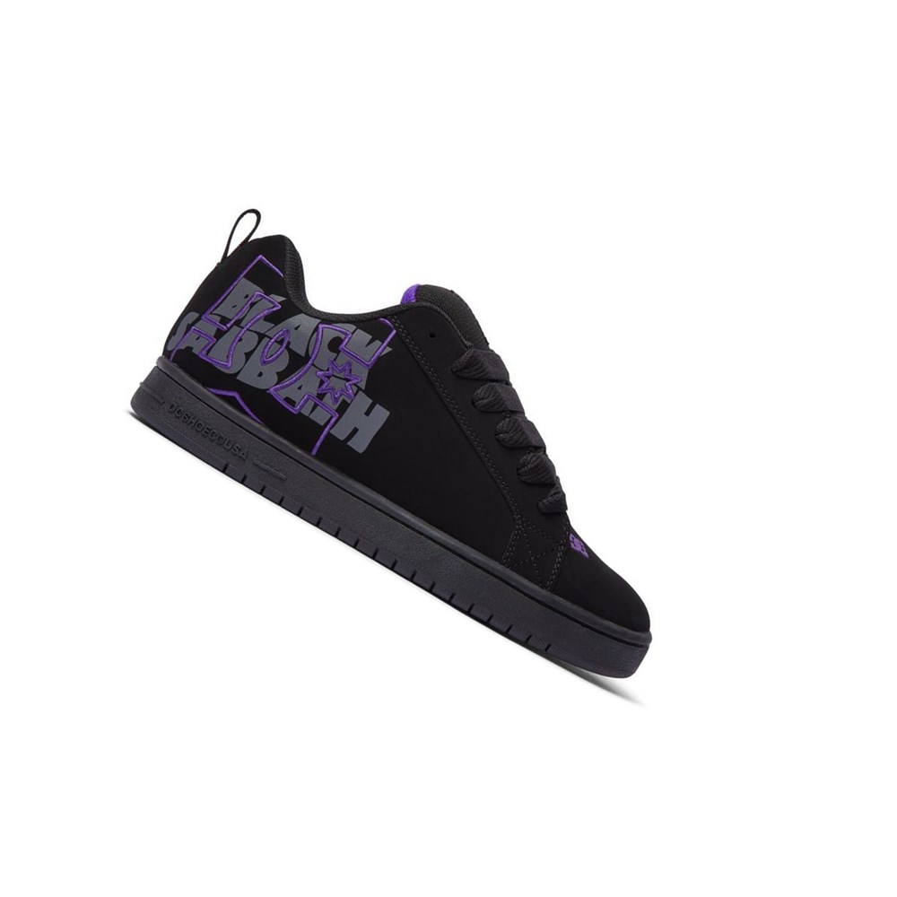 Homme Black Grey Essentials DC DC x Black Sabbath Court Graffik - france AOG-1828283