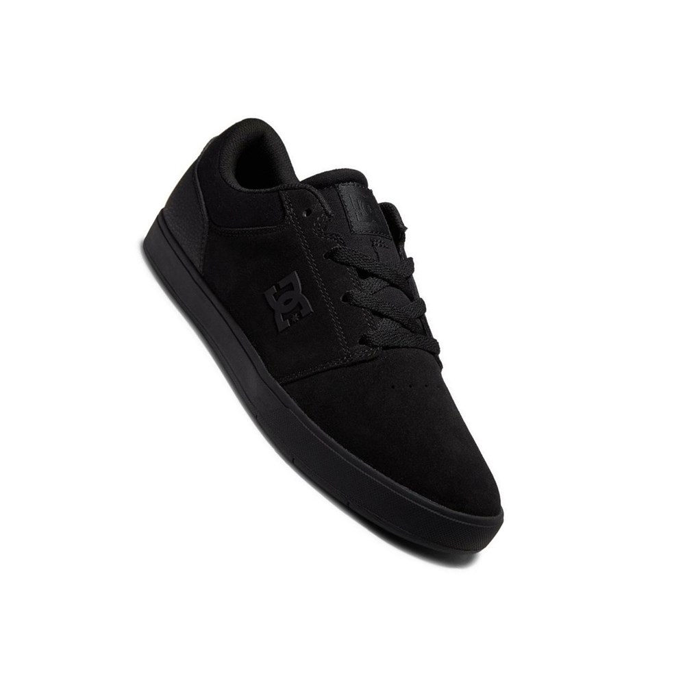 Homme Black Black Chaussure Skate DC Crisis 2 Suede - france ETO-7928727