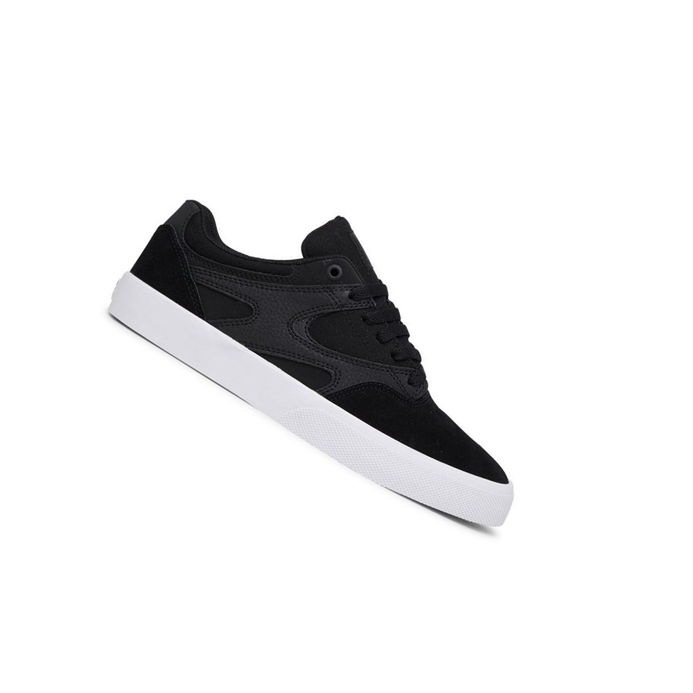 Homme Black White Chaussure Skate DC Kalis Vulc - france PLN-2111699