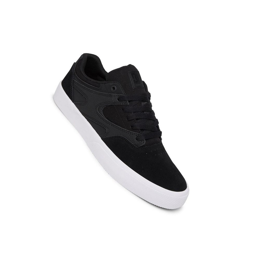 Homme Black White Chaussure Skate DC Kalis Vulc - france PLN-2111699