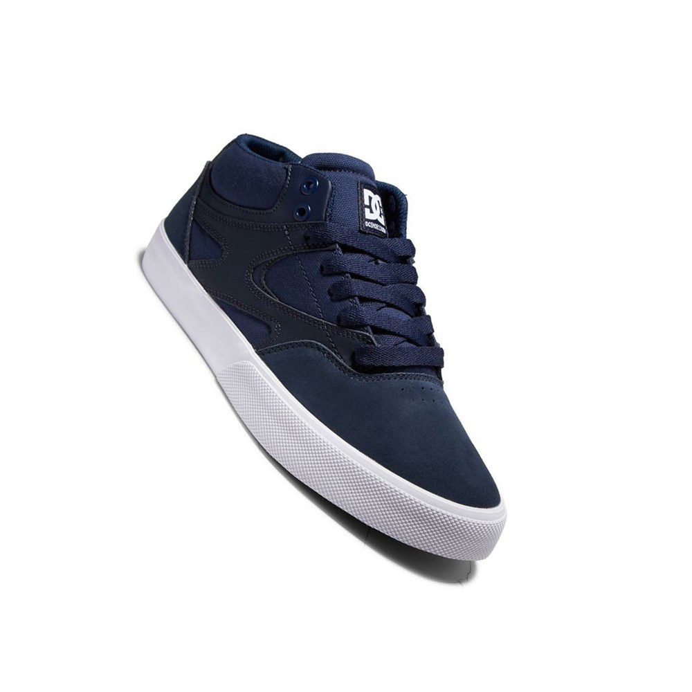 Homme Bleu Marine Chaussure Skate DC Kalis Vulc - france MJL-1405287