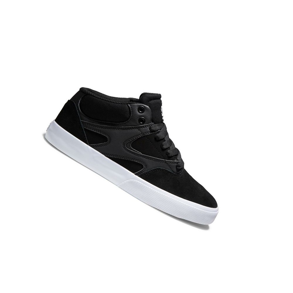 Homme Black White Chaussure Skate DC Kalis Vulc - france GLA-8606500