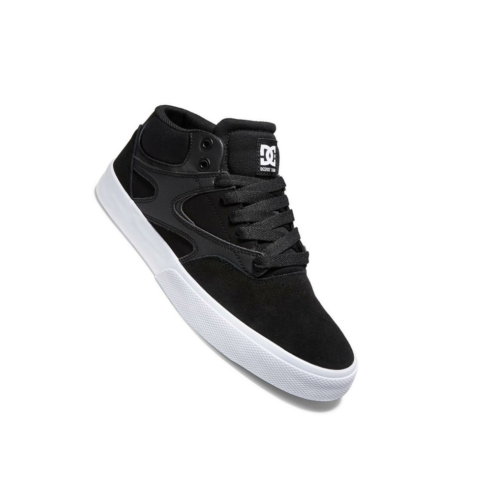 Homme Black White Chaussure Skate DC Kalis Vulc - france GLA-8606500