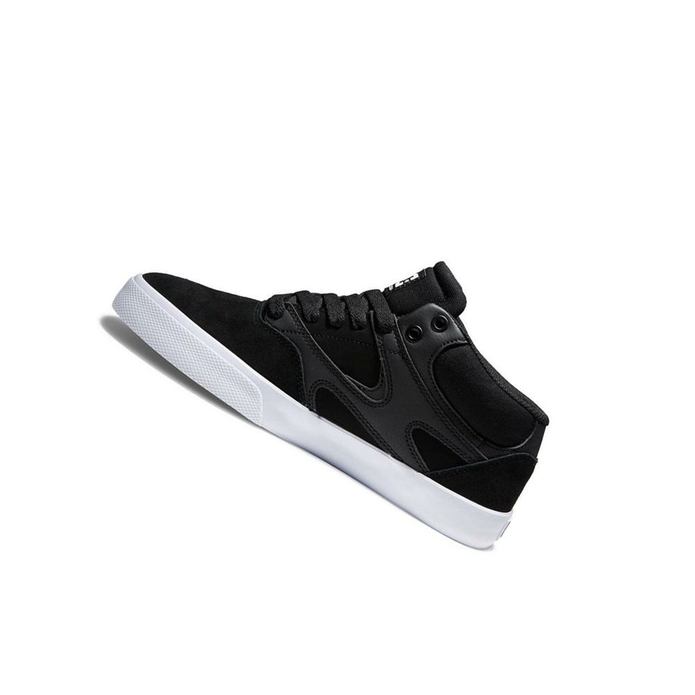 Homme Black White Chaussure Skate DC Kalis Vulc - france GLA-8606500