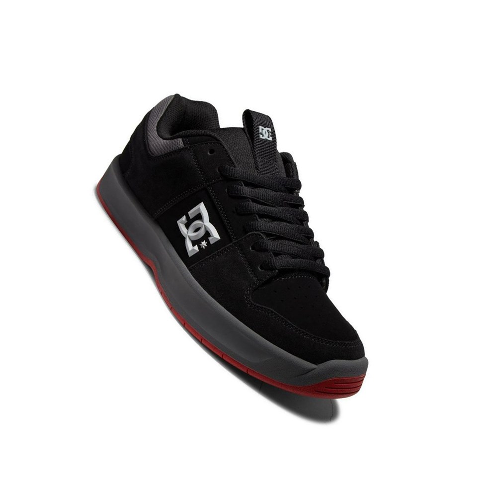 Homme Black Grey Red Chaussure Skate DC Lynx Zero - france DBS-7416430