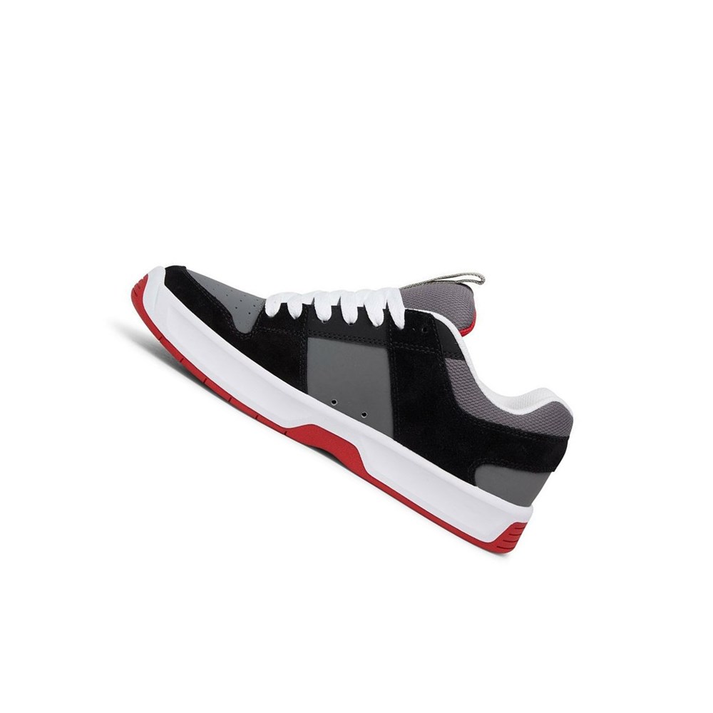 Homme Black Grey Red Chaussure Skate DC Lynx Zero - france ANW-8827048