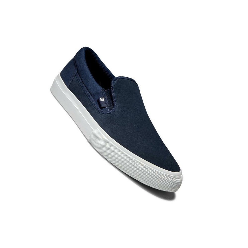 Homme Bleu Marine Chaussure Skate DC Manual - france YTO-6881966