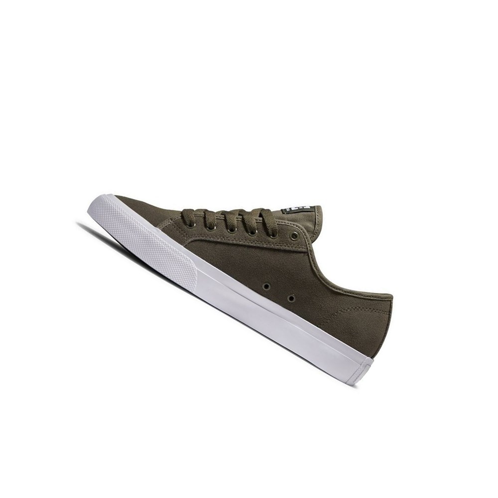 Homme Vert Olive Chaussure Skate DC Manual - france UOF-5873755