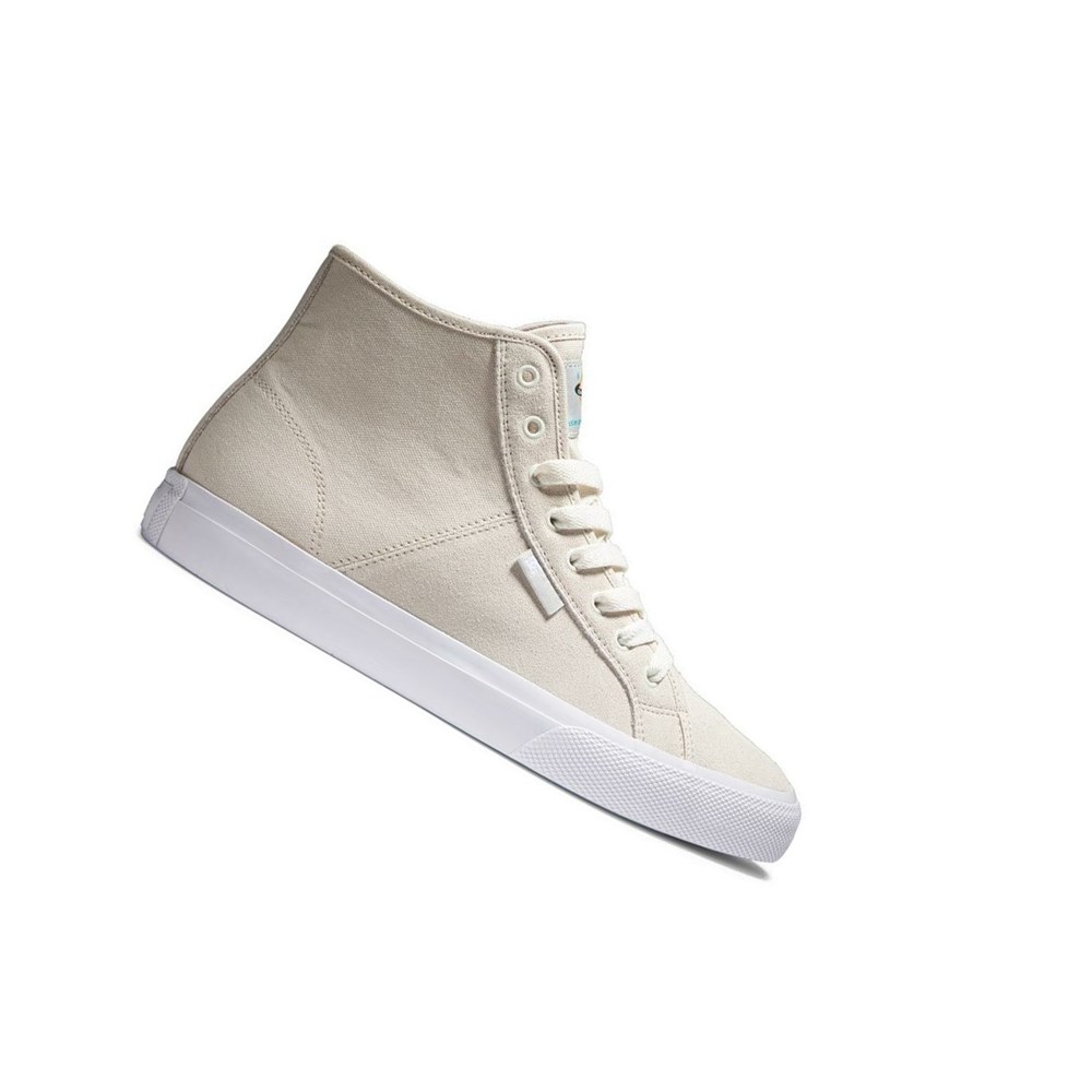 Homme White Orange Chaussure Skate DC Manual Hi High Top Ish Cepeda - france LHN-4554344