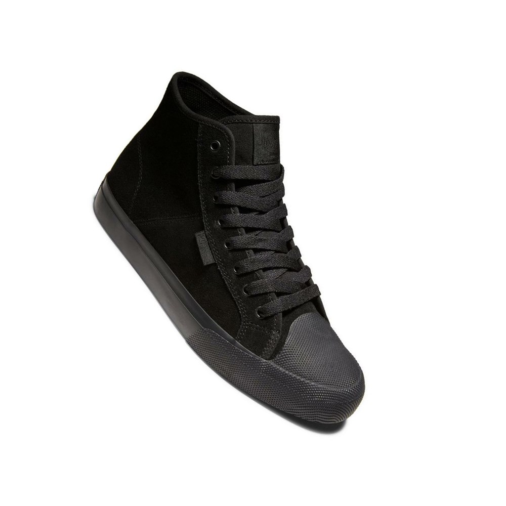 Homme Black Black Chaussure Skate DC Manual High-Top - france RFJ-7591488