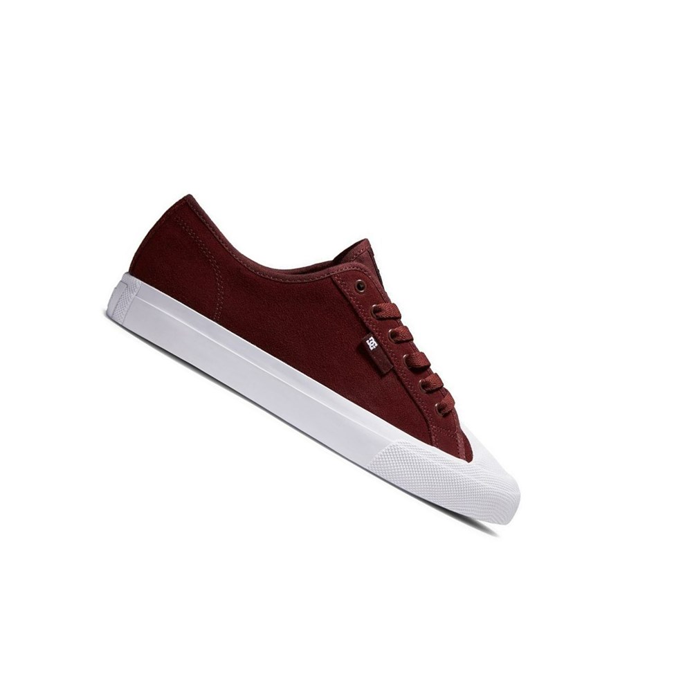 Homme Bordeaux Chaussure Skate DC Manual RT - france IOQ-3799828