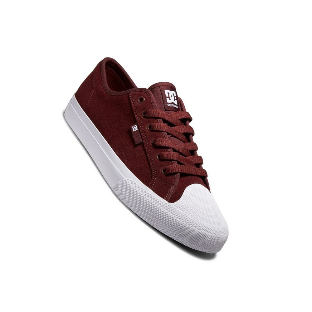 Homme Bordeaux Chaussure Skate DC Manual RT - france IOQ-3799828