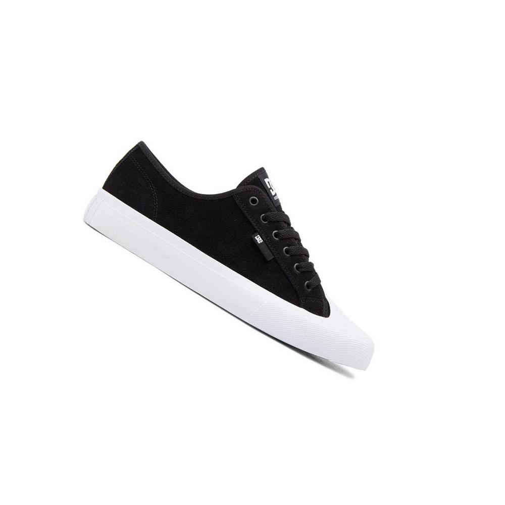 Homme Black White Chaussure Skate DC Manual RT - france ZSQ-7684326