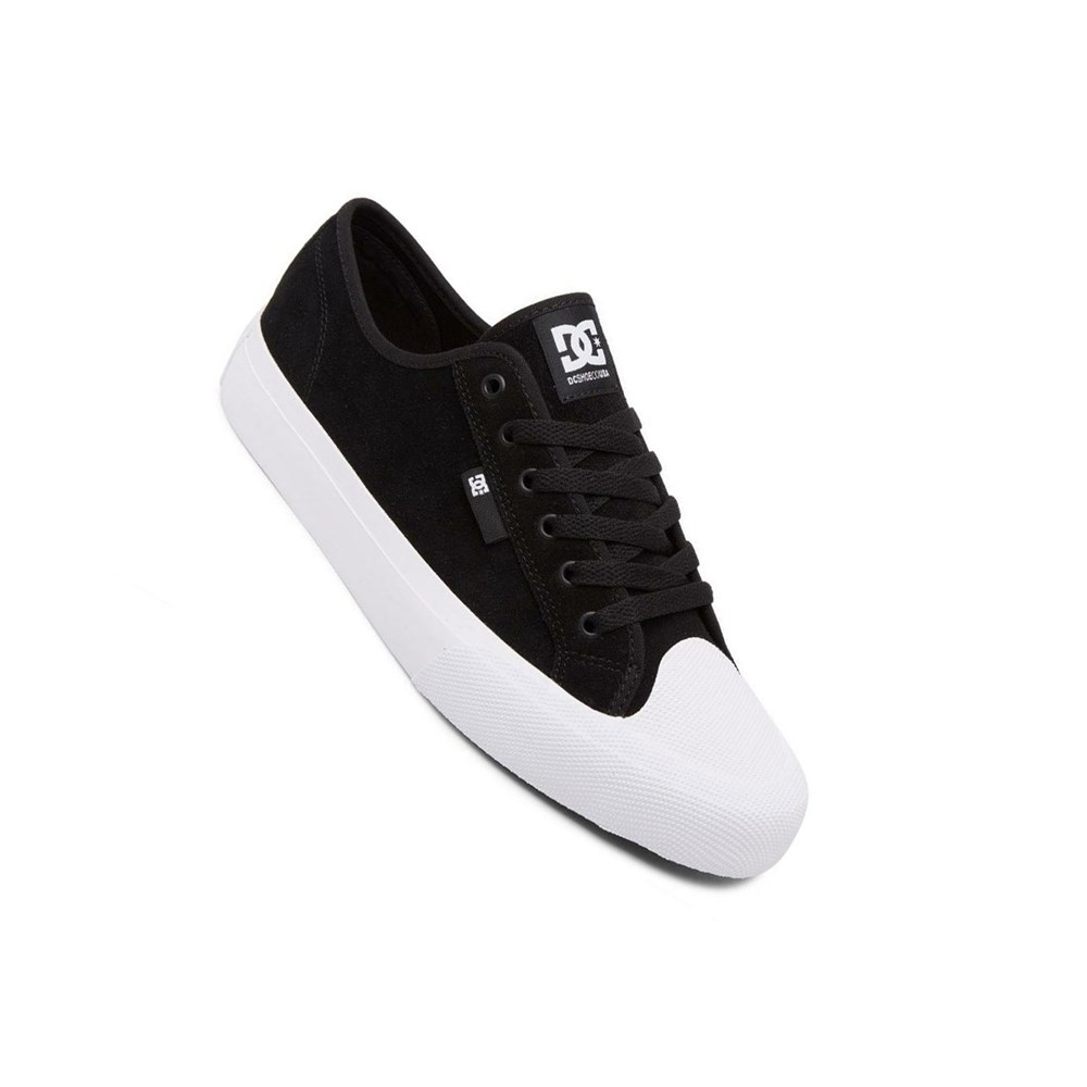 Homme Black White Chaussure Skate DC Manual RT - france ZSQ-7684326