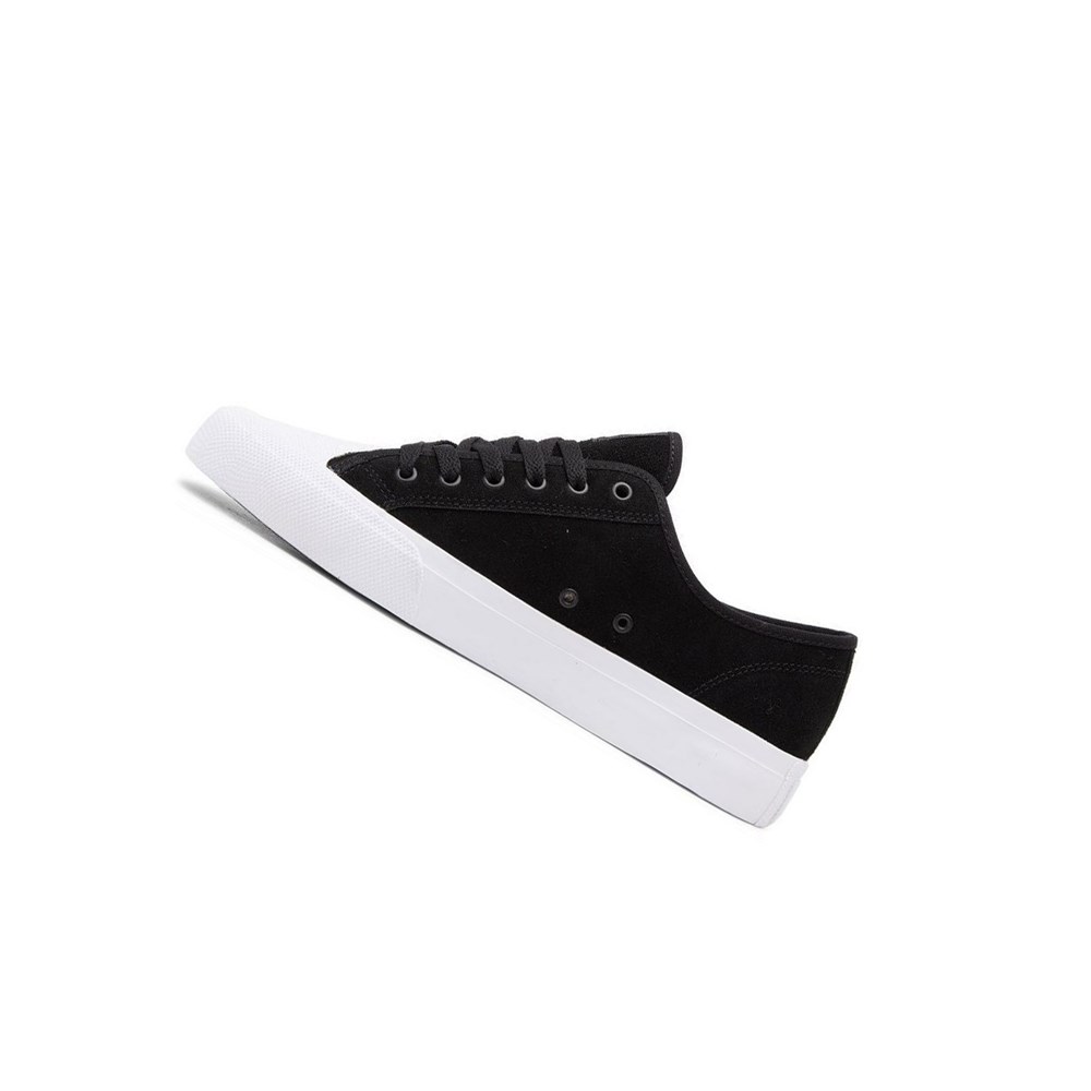 Homme Black White Chaussure Skate DC Manual RT - france ZSQ-7684326