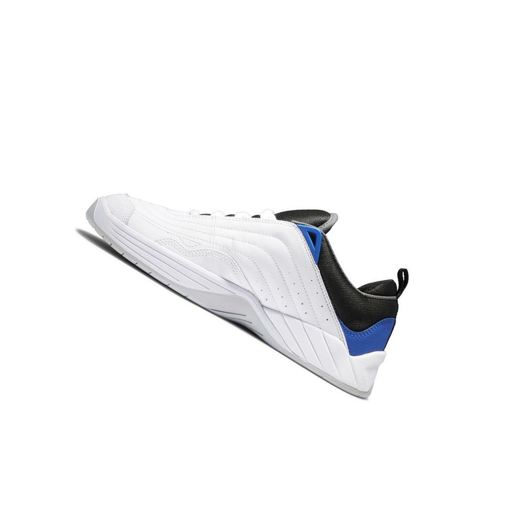 Homme White Black Blue Chaussure Skate DC Williams Slim - france ZJX-4425568