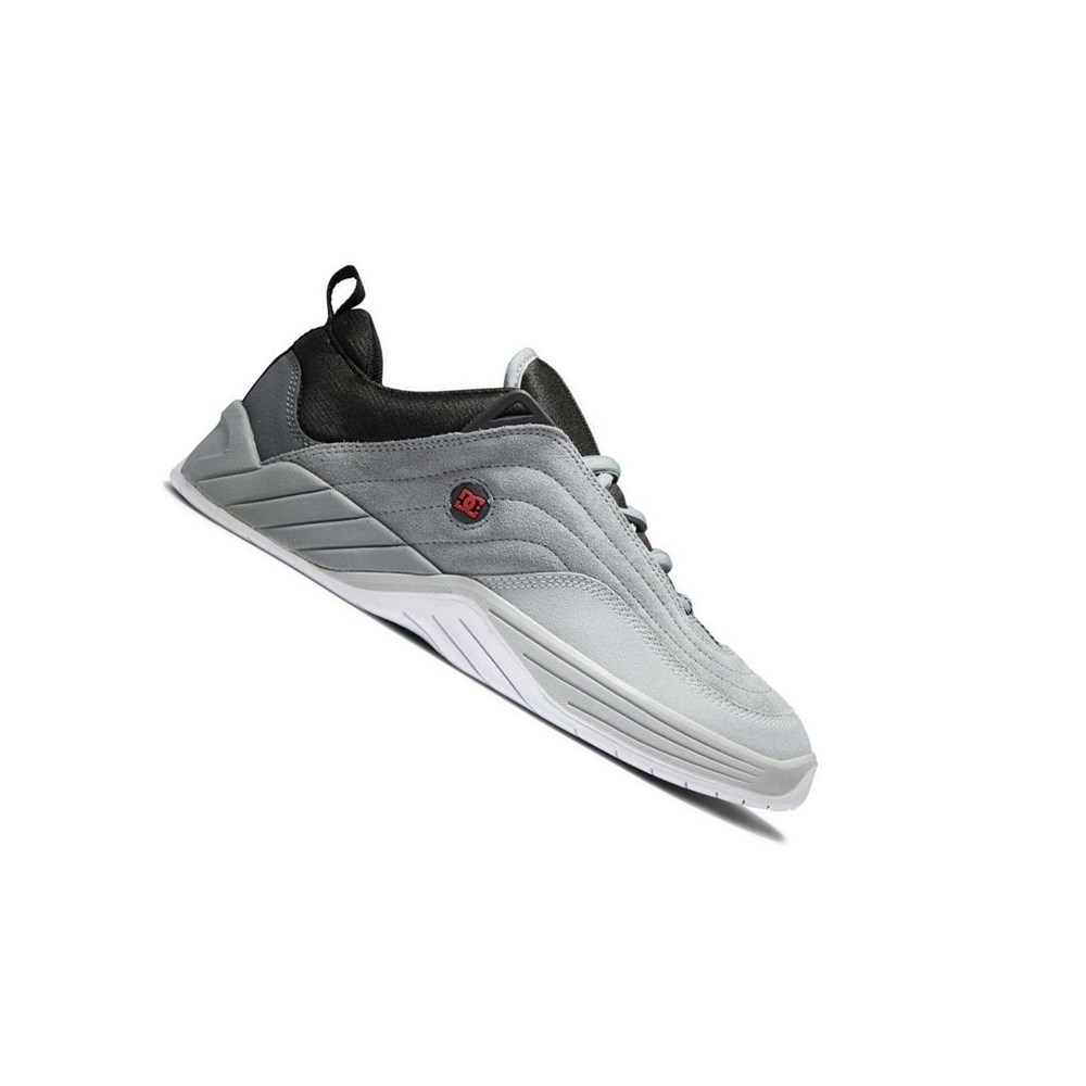 Homme Grey Black Red Chaussure Skate DC Williams Slim - france YPO-1981274