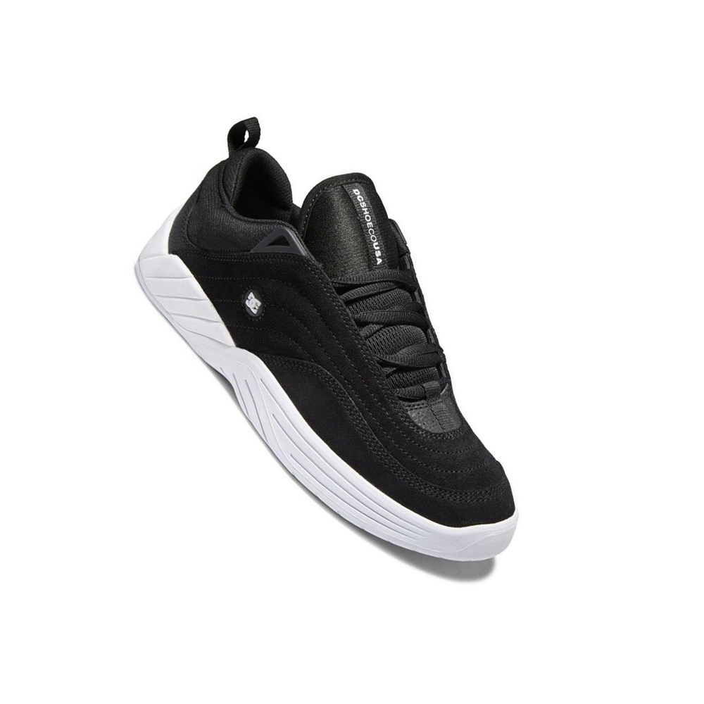 Homme Black White Grey Chaussure Skate DC Williams Slim - france FXQ-1143971