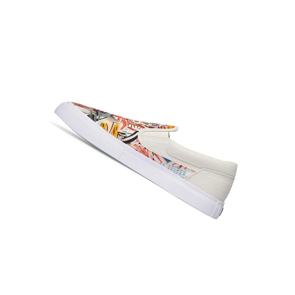 Homme Blanche Slip On DC Basquiat Manual - france YQH-4720131