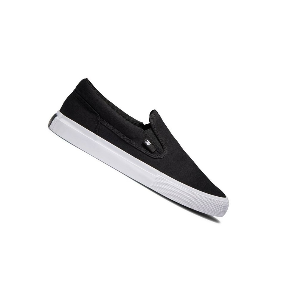 Homme Black White Slip On DC Manual - france BEX-0087748