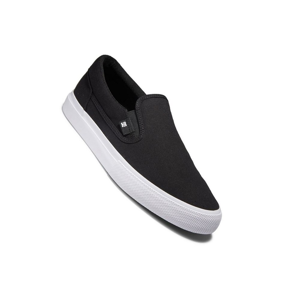 Homme Black White Slip On DC Manual - france BEX-0087748