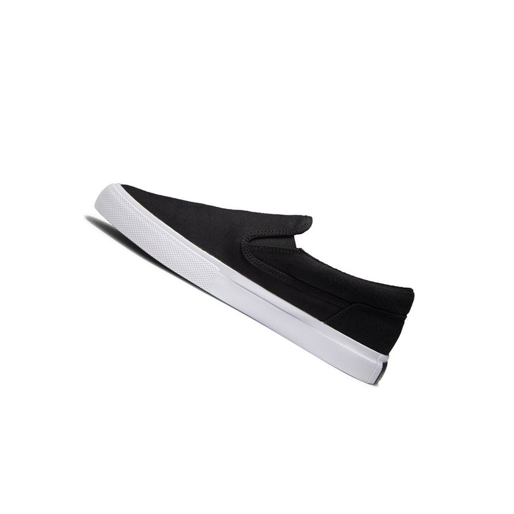 Homme Black White Slip On DC Manual - france BEX-0087748