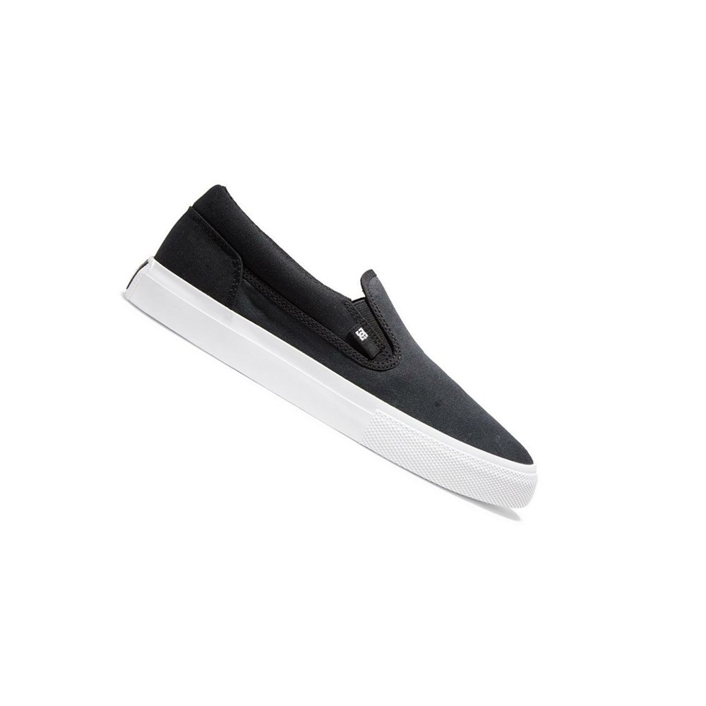 Homme Noir Slip On DC Manual Canvas - france YDA-3746458