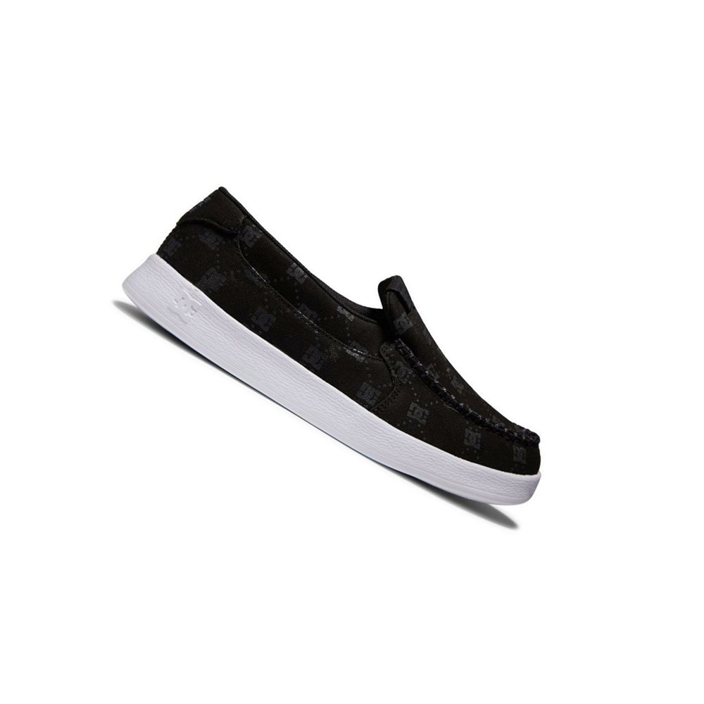 Homme Black Grey Slip On DC Scoundrel - france CUQ-3121575