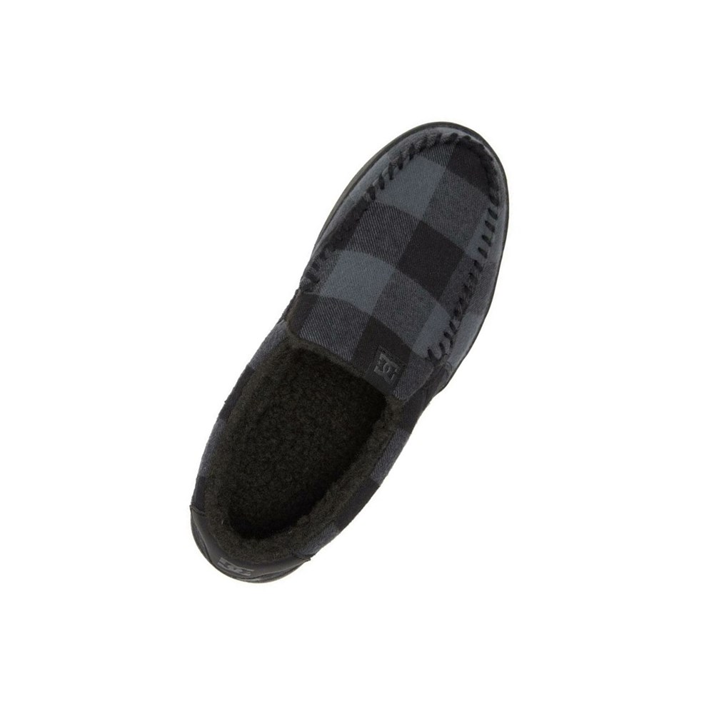 Homme Black Grey Slip On DC Villain - france APR-6525962