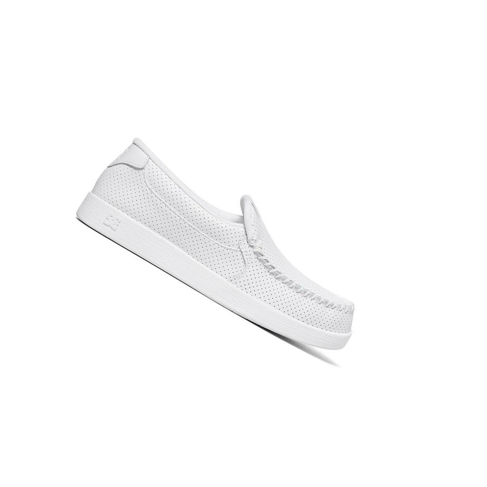 Homme Blanche Slip On DC Villain - france UAW-6267325