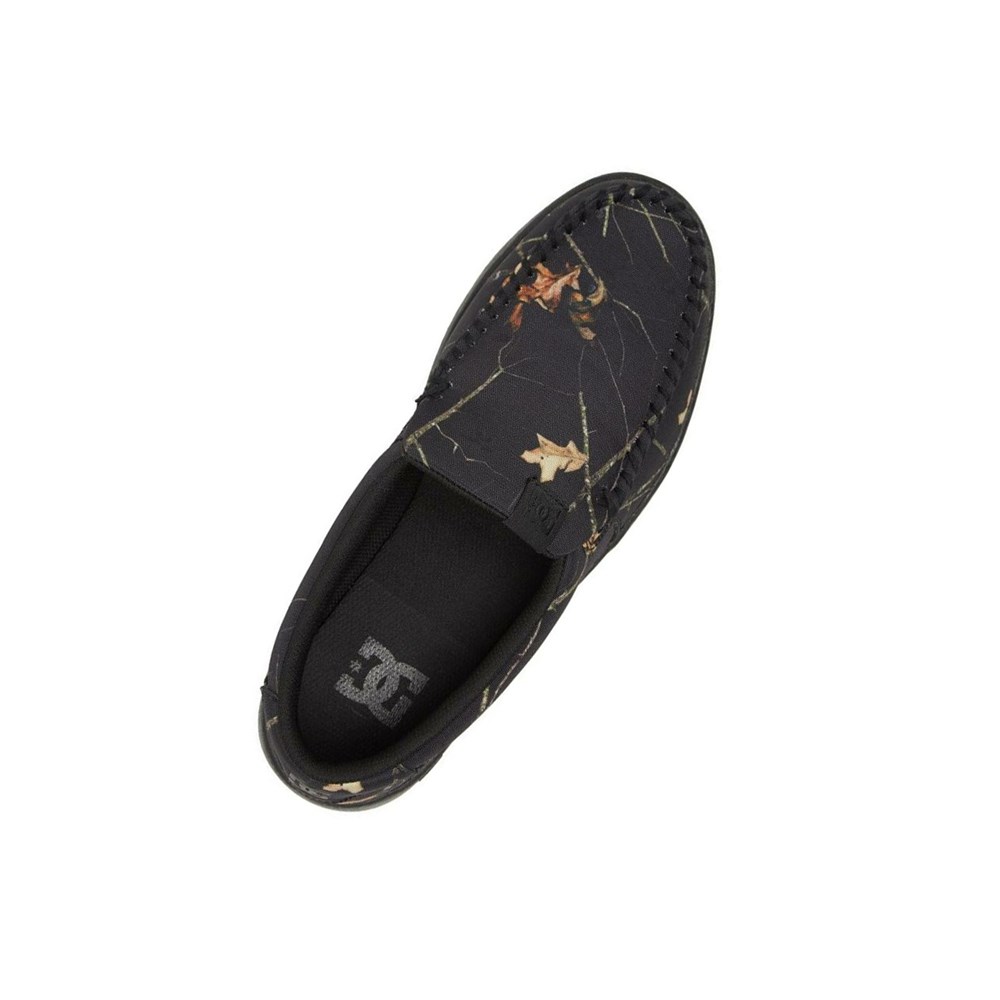 Homme Noir Camouflage Slip On DC Villain - france NEA-7957337