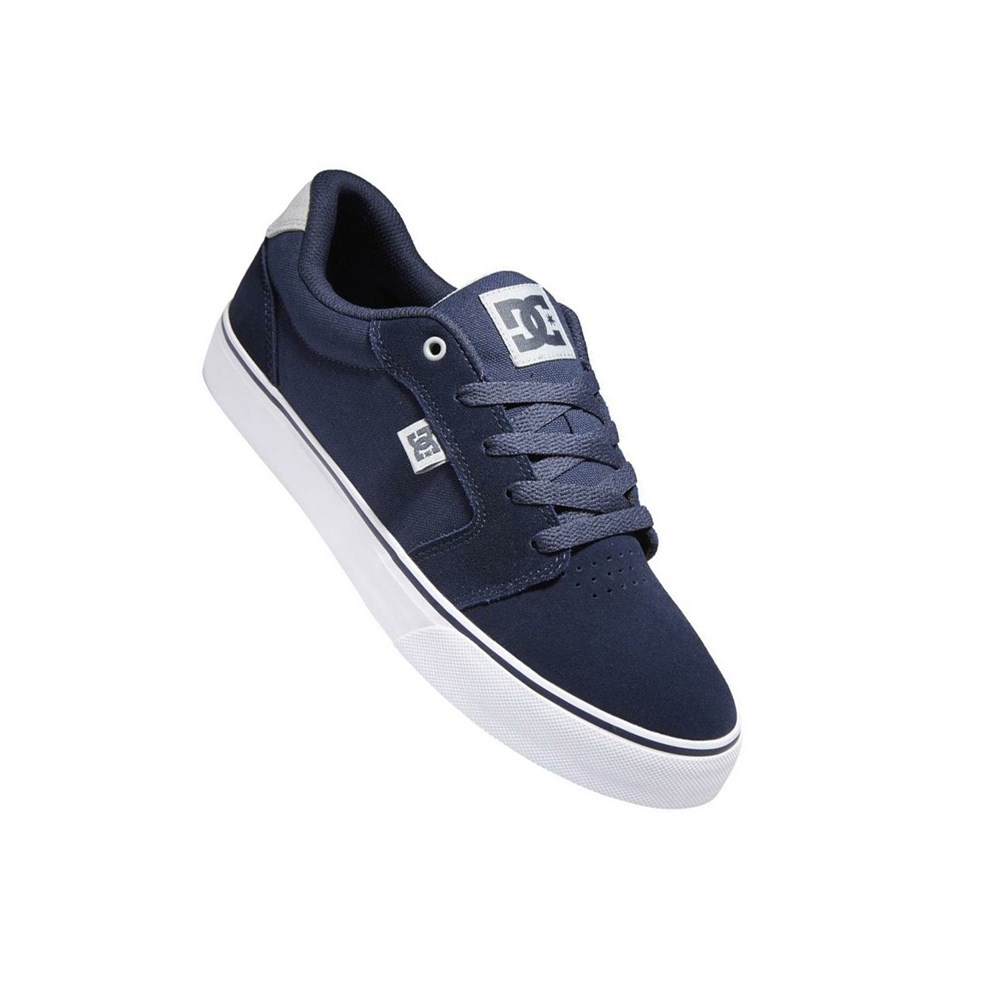 Homme Navy White Basket DC Anvil - france CZM-0801120