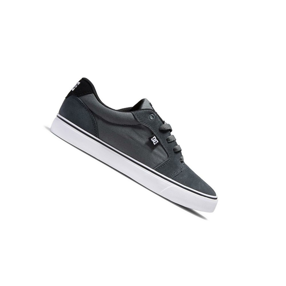 Homme Grey White Basket DC Anvil - france XAZ-8761343